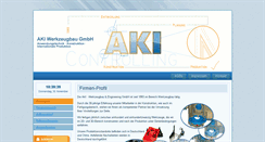 Desktop Screenshot of aki-werkzeugbau.de