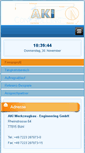 Mobile Screenshot of aki-werkzeugbau.de